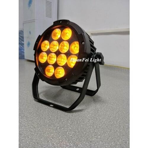 12unites 2.4G Wifi Wireless LED Par Light 12X12W RGBWA UV 6IN1 Waterproof Outdoor Power Battery Par Can DJ Stage Lyre Wash Spot