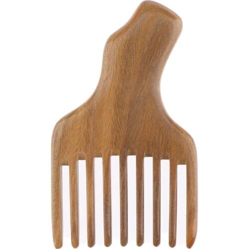 2x Cute Handcrafted Pocket Wood Comb for Men Women Boys Girls Kids Adults