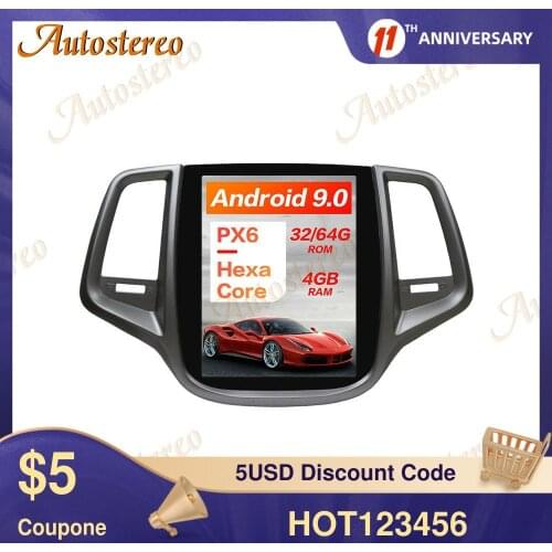 Tesla Style Android 9.0 6Core Car Player GPS Navigation For Changan EADO 2012-2015 Stereo Headunit Multimedia Player Auto Radio