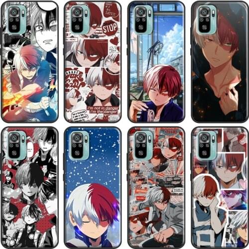 Shoto Todoroki My Hero Academi Soft Case For Redmi 9A 8A 7A 6A 9 9C Cover For Xiaomi Redmi Note 9 10 Pro 8 7 6 8T 9S K40