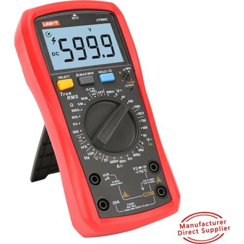 UNI-T UT890C UT890D +Digital Multimeter 20A AC DC Capacitance Frequency Two Or Three Aurora NCV Tester True Effective Value
