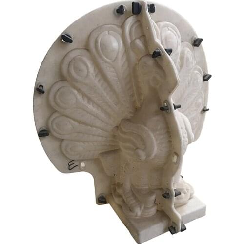 ABS plastic Mould Garden House Decorative jardineria Cool Peacock Concrete Stone Statue Molds Home Ornaments