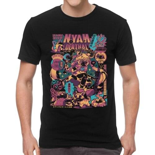 Neanderthal Skull T Shirt Men Short Sleeve Cotton T-shirts Harajuku Tshirt Streetwear Manga Tee Tops Novelty Tshirts Gift Idea