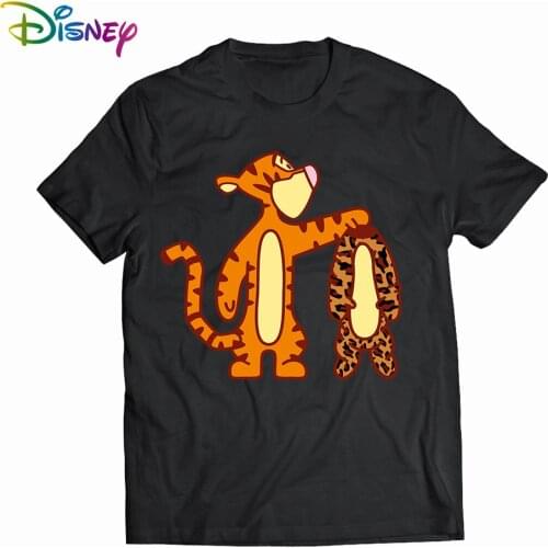 Disney My Friends Tigger & Pooh Mens Women tee shirt Summer Womens cotton t-shirt funny t shirts T-shirts with short sleeves
