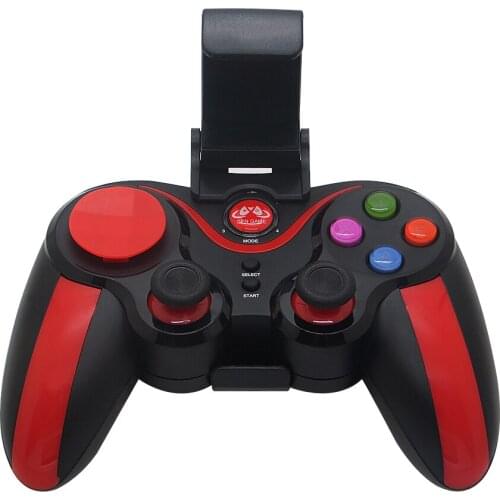 10pcs/lot S5 plus Gen Gamepad Wireless Bluetooth Game Controller Mobile Phone Joystick With Bracket