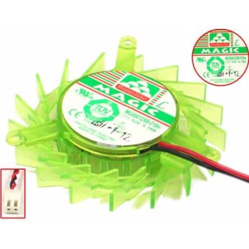 Magic MGA5012XR-O10 B DC 12V 0.19A 2-wire Graphics card Fan