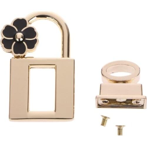 New Metal Clasp Turn Lock Twist Locks for DIY Handbag Craft Bag Purse Hardware