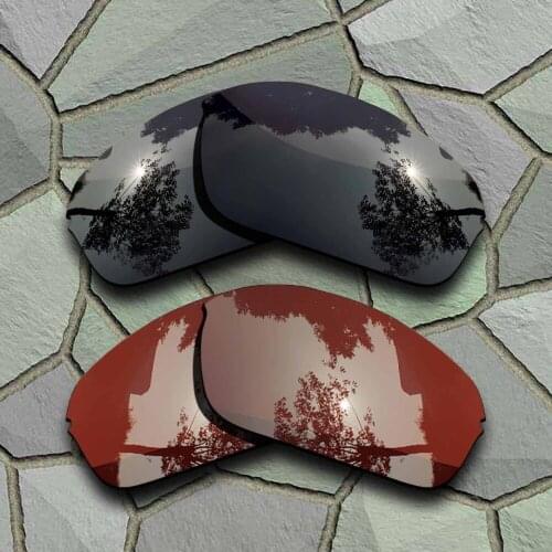 Grey Black&Bronze Brown Sunglasses Polarized Replacement Lenses for Oakley Half Wire 2.0
