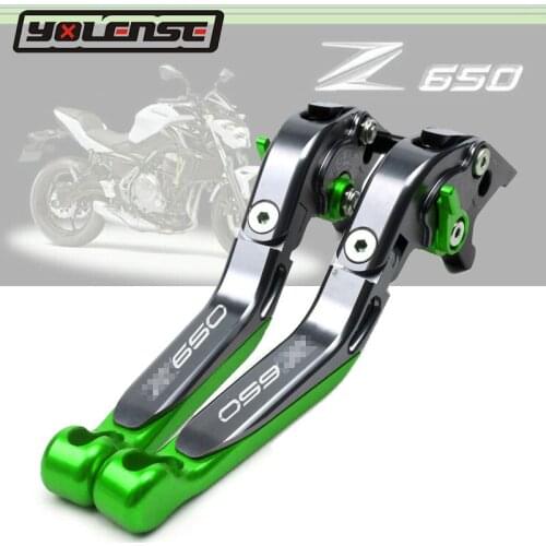 For KAWASAKI Z650 Z 650 2017 2018 2019 2020 Motorcycle CNC Adjustable Foldable Extendable Motorbike Brakes Clutch Levers