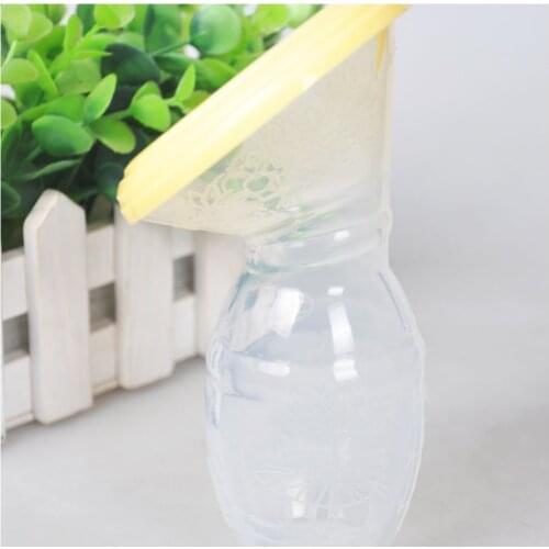 Silicone Breastfeeding One-handed Manual Nursing Strong Suction Reliever Breast Pumps Feeding Collector Milk Bottle Sucking