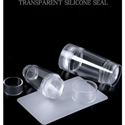 1.6-2.8CM Double Head Nail Art Stamper Scraper Round Jelly Funnel Shape Gel Polish French Nails Transfer Painting Drawing