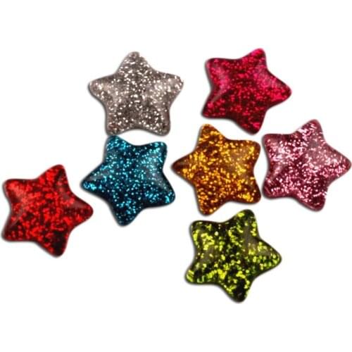 LF Mixed Resin Bling Stars Decoration Crafts Beads Flatback Cabochon Scrapbooking DIY Embellishments Kawaii Diy Accessories