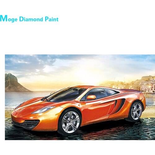Sports Car Diamond Painting Round Full Drill Cartoon Children Racing Nouveaute DIY Mosaic Embroidery 5D Cross Stitch Home Decor
