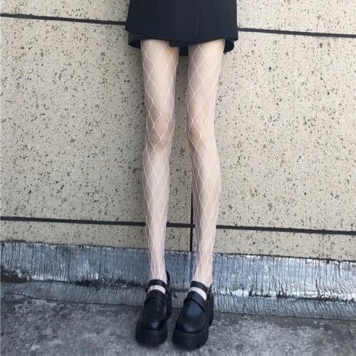 Women Stockings Fishnet Transparent Over Knee Sexy Suspender Tube High Cute Lovely Erotic Gothic Stocking