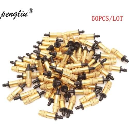 100% brass sprinkler High-quality all-copper adjustable spray mist nozzle factory directly Sprinkler Sprayer 50Pcs IT116