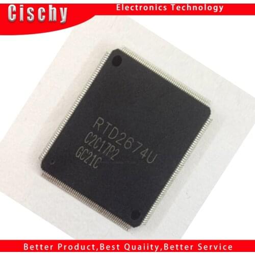2pcs RTD2674U RTD2674U-GR QFP-216 Chipset