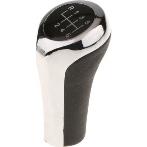 Car 6 Speed Gear Shift Knob For BMW E60 E61 E65 E81 E83 E90 E91 E92 X1 X3 X5