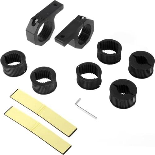 1 Set Bull Bar Mount Bracket Fog Driving Light Headlight Spotlight Holder Universal for Motorcycle Crash Bar Guard 25mm-50mm