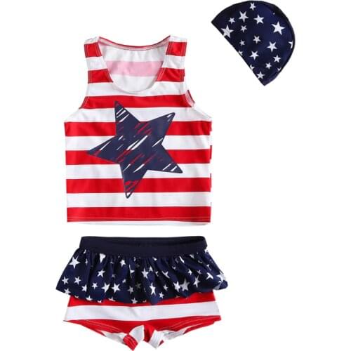 Vivo-biniya Brand New Girls Sleeveless Rash Guard Swim Shorts Set with UPF 50+Kids Tankini Swimsuits for Girls size 3-10 Years