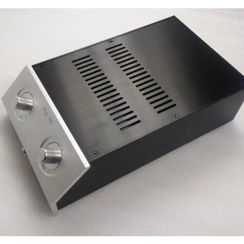 L Type 2210 silver full Aluminum Preamplifier enclosure/amplifier chassis AMP BOX