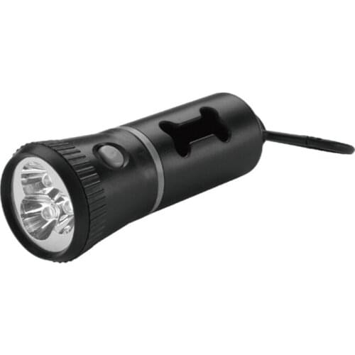 Dog Poop Bag Dispenser with LED Flashlight Cleaning Waste Garbage Box Carrier