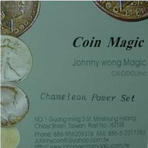 Chameleon Power Set By Johnny Wong - Magic Tricks,Coin&Money Magic Props,Accessories,Stage,Close Up,Comedy,Toys,Gimmick