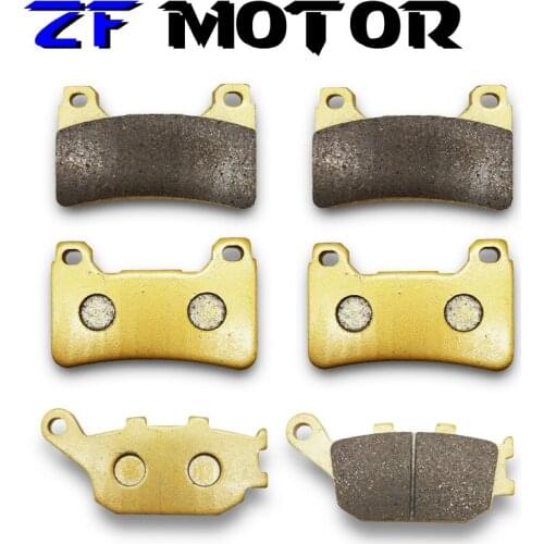 Motorbike Front & Rear Brake Pads For HONDA CBR1000RR CBR 1000 RR (2004 2005) CBR600RR 600 (2005-2006)