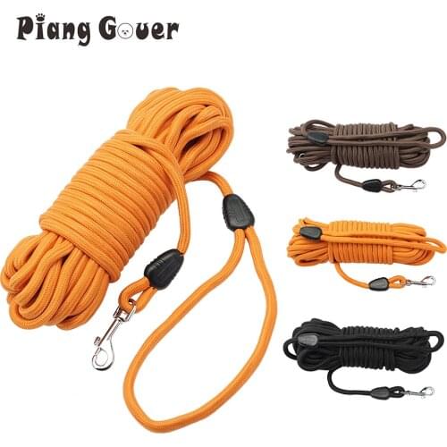 8mm Dog Leashes Long Pet Leash Outdoor Puppy Cat Dog Training Walking Rope 5M/10M/15M