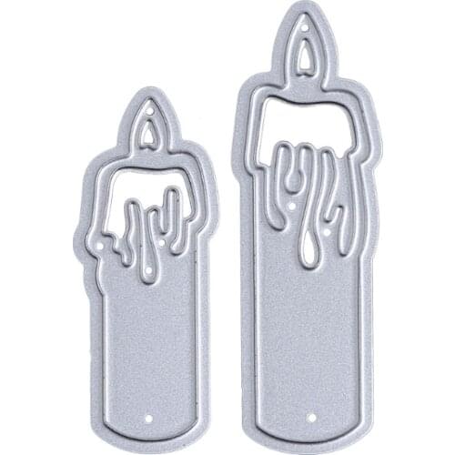 Candle Cutting Dies Embossing Stencil Card Making Scrapbooking Craft DIY Decor M17D