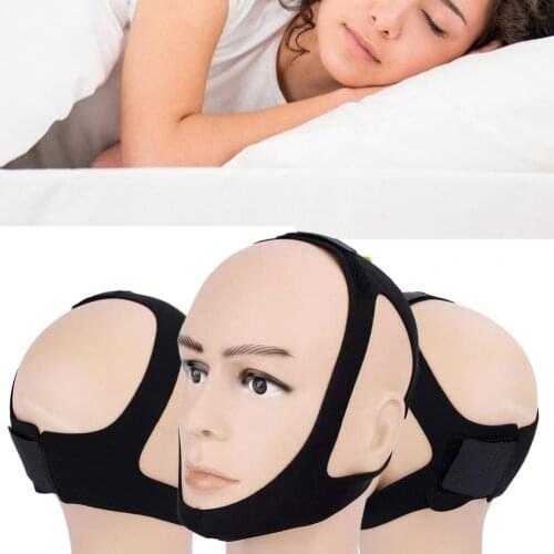 Anti Snore Belt Stop Snoring Chin Strap Belt Breathable Effective Aid Tools Sleep Support Jaw Belt Bandage for Family