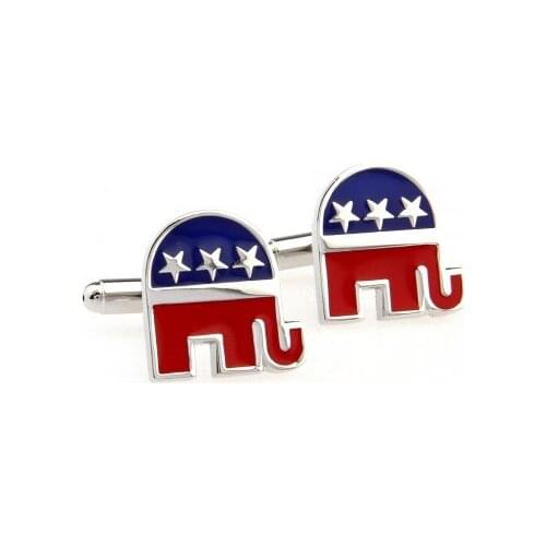 Republican Cufflink Cuff Link 15 Pairs Wholesale Free Shipping