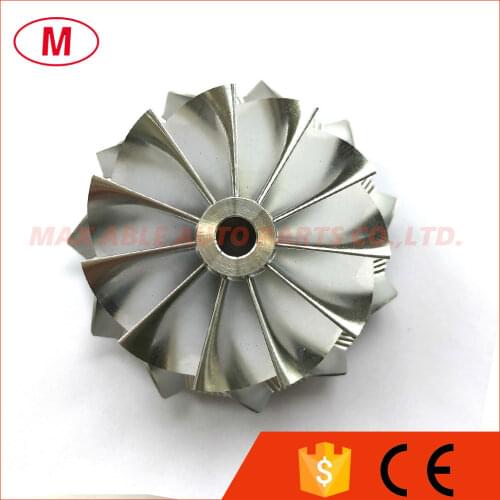 RHF5HB 48.50/59.94mm 11+0 blades Performance Turbo Billet compressor wheel for VF30/VF34/VF35/VF36/VF37/VF39/VF41/VF42/VF43/VF48