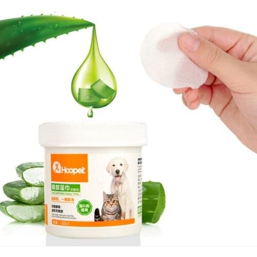 Dog Cat Eyes Wipes Pet Cleaning Wet Paper Towels Cat Tears Stain Remover Pets Eye Clean Supplies wholesale