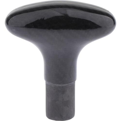 Canoe and Paddle Handle Replacement - Universal fits 1 inch Shaft - Carbon Fiber, Black