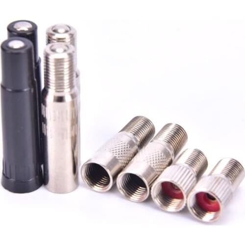 2pcs Bicycle Valve Extender for Schrader Valve Replacement Cycling Bike Parts 19mm 25mm 39mm Extension Tube Accessories