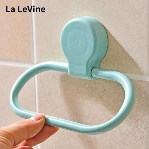 Bathroom Towel Bars Kitchen Rag Hand Towel Gloves Hanger No Punching Strong Paste Towel Rack High Quality Bath Towel Hook