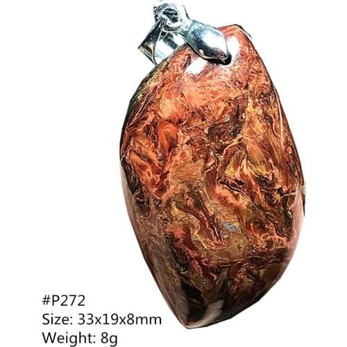 Top Natural Red Pietersite Necklace Pendant Jewelry For Woman Man Crystal Water Drop Beads Silver Namibia Energy Gemstone AAAAA