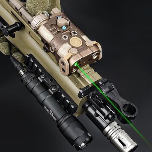 WADSN Metal Version Mini L3 NGAL Next Generation Green Dot Laser Sight IR Laser Aiming+Led White Flashlight For Airsoft Tactical