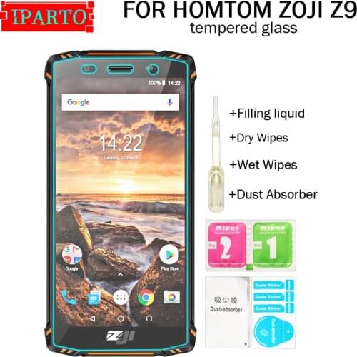 HOMTOM ZOJI Z9 Tempered Glass 100% Good Quality Premium 9H Screen Protector Film Accessories for HOMTOM ZOJI Z9 (100% Covered)