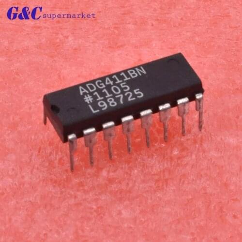 1/5PCS ADG411BN ADG411 DIP 16PIN AD IC ATF diy electronics