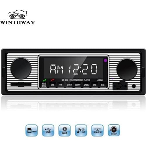 Radio Bluetooth Handsfree Autoradio FM AUX USB SD Remote control Car Radio Music MP3 Player 1 Din Sound Effect Car Audio