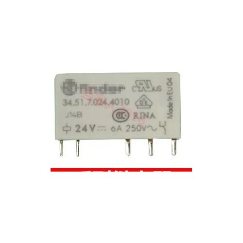 Free Shipping 2pcs/LOT 34.51.7.024.4010-24vdc 6a brand new original relay