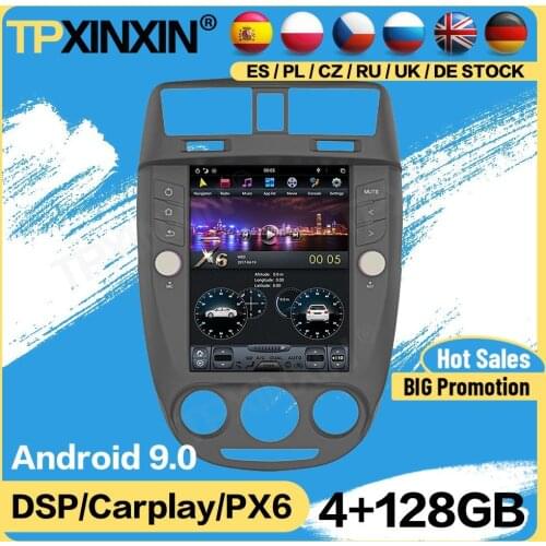 Carplay Tesla 128G RadioStereo Screen Receiver Android Fm For Buick Excelle 2008 2009 2010 2011+ GPS Player Auto Audio Head Unit