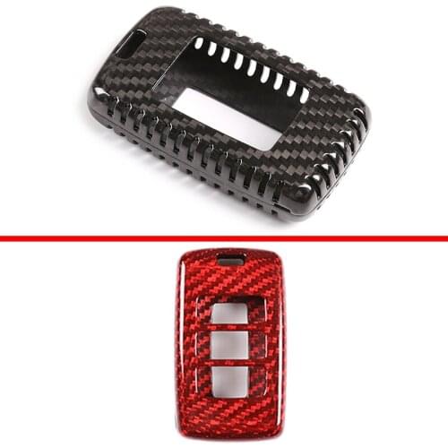 Real Carbon Fiber Car Styling Key Shell for Jaguar E-PACE E PACE Car Accessories 2 Styles