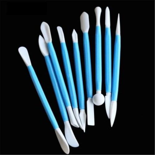 DIY 9pcs Engraving pen Liquid silicone mold Fondant baking tool cake mould cake decorating tools Valentines Easter