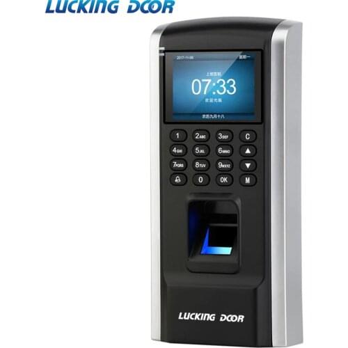 Keypad fingerprint access control employee attendance RFID biometric access TCP / IP USB port 125KHZ Access control system Y-08