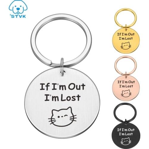 Free Engraved Pet Dog ID Tag Personalized Cat Puppy ID Tag Pet Dog Collar Accessories Custom Dogs Anti-lost Name Tags Pendant