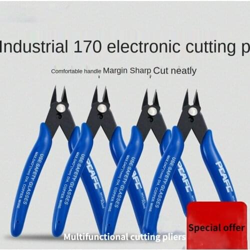 Mini Pliers Multi-function Tool Wire and Cable Cutter Non-slip rubber Stainless Steel Pliers Hand Tool Flat-nose pliers