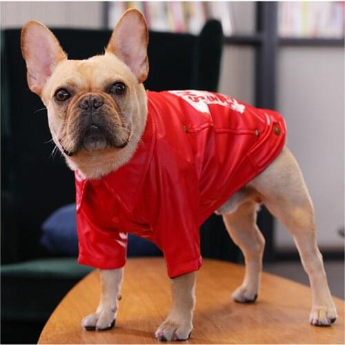 Dog Clothes Locomotive Jacket Dogs Clothing French Bulldog Puppy Pet Cool Coat Pets For Puppy Outfit Overalls For Dog Supplies