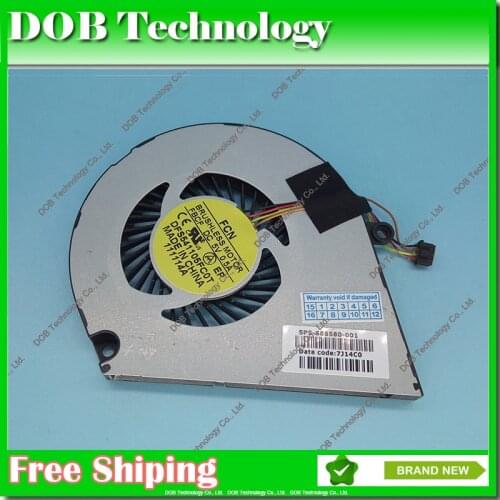 Genuine Laptop CPU Cooling Fan for HP ENVY4 ENVY6 6-1040ca ENVY4-1007TX 1008TX 1024T SPS-686580-001 EF50060V1-C070-S9A 4 PIN